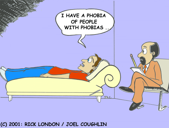 Cartoon: I have a phobia