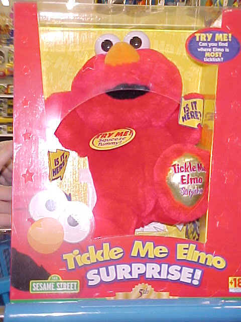 Tickle Me Elmo is contaminated with lead paint.