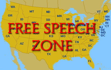 The only legal Free Speech Zone in the United States