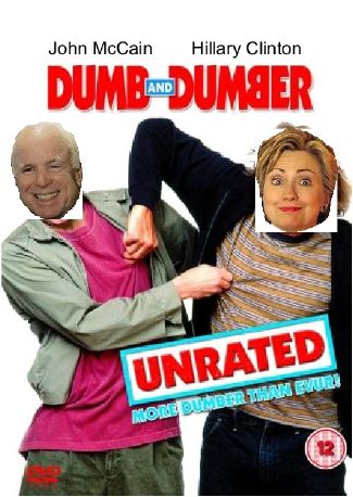 McCain and Clinton star in Dumb and Dumber