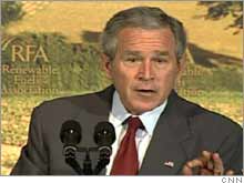 Bush describes stimulus as working while oil tops $139, unemployment surges to 5.5%, and stocks drop nearly 400 points.