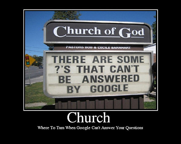 Religion, questions that can't be answered.