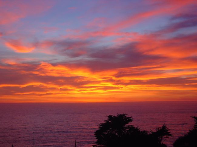 Winter Sunset, San Mateo County Coast