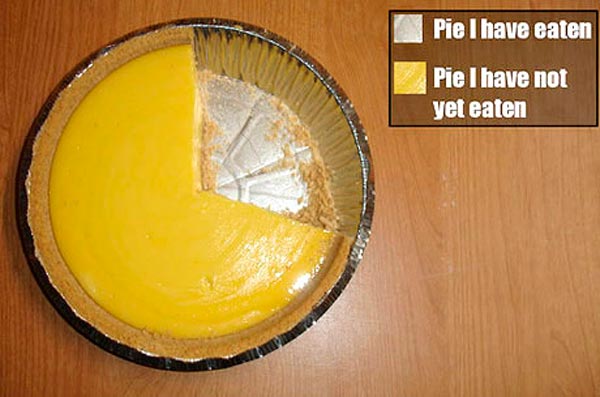 The world's most accurate pie chart