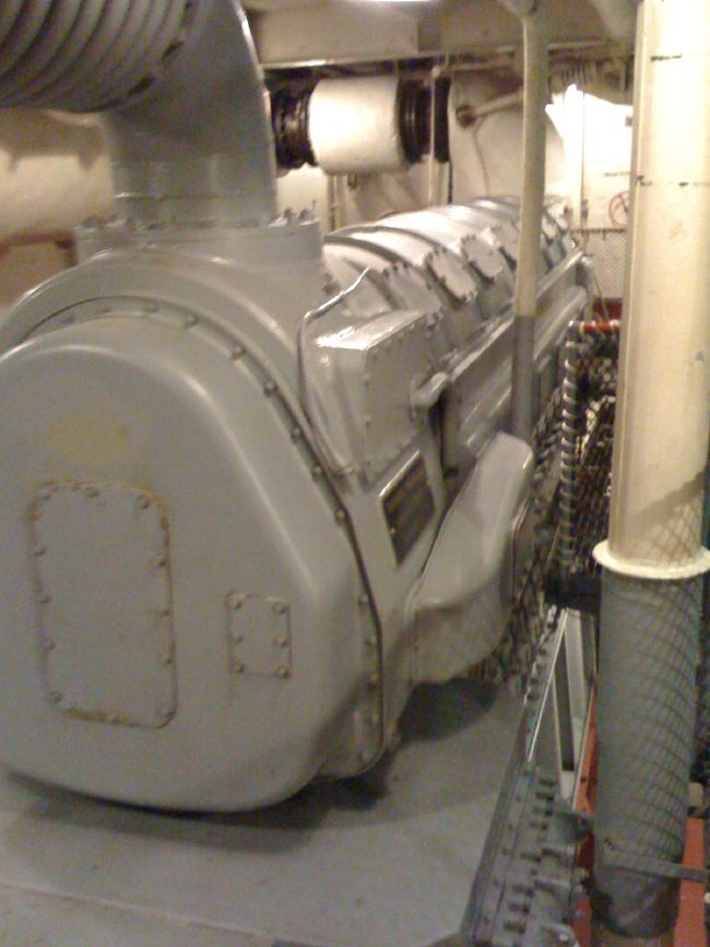 USS Hornet - engine power unit