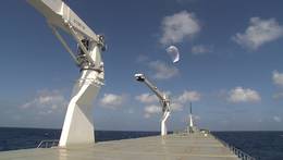 Sky Sail wind assist cargo transport technology