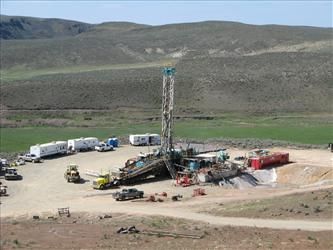 Drilling at Neal Hot Springs commences