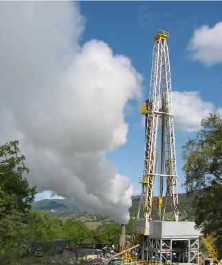 Flow test of WGP Well #1 at The Geysers in April, 2008