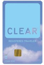 Image of Clear Card used for fast airport security transit