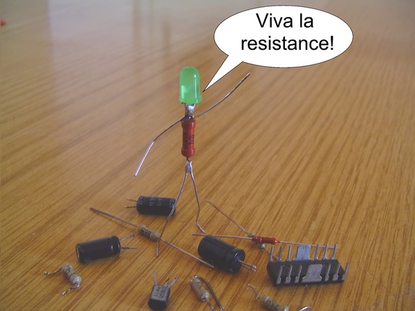 Viva La Resistance! says resistor man