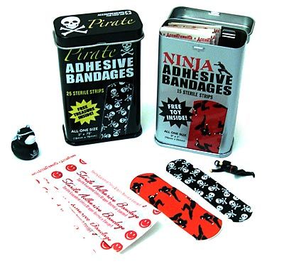 Ninja vs. Pirate bandages