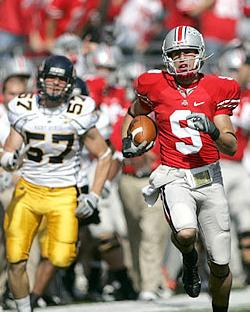 Brian Hartline returns punt 90 yards for a touchdown against Kent State