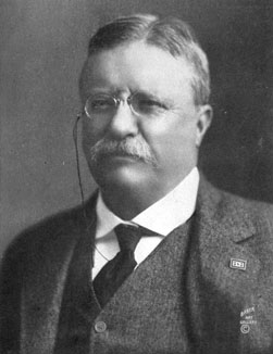 Theodore (Teddy) Roosevelt, former president of the United States